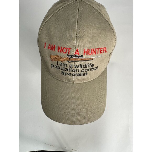 Novelty Baseball Cap "I Am Not A Hunter I Am A Wildlife Population Control Speci - Picture 11 of 16